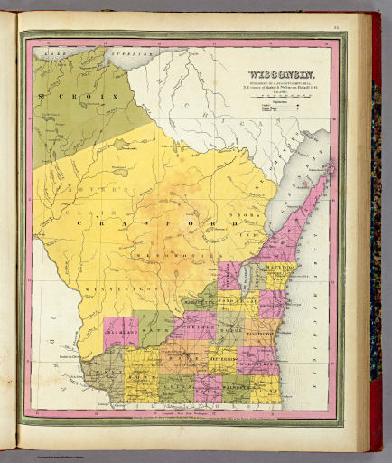 Mitchell's Universal Atlas (1846)
33. Wisconsin