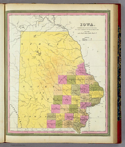 Mitchell's Universal Atlas (1846)
34. Iowa