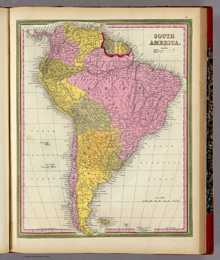Mitchell's Universal Atlas (1846)
38. South America