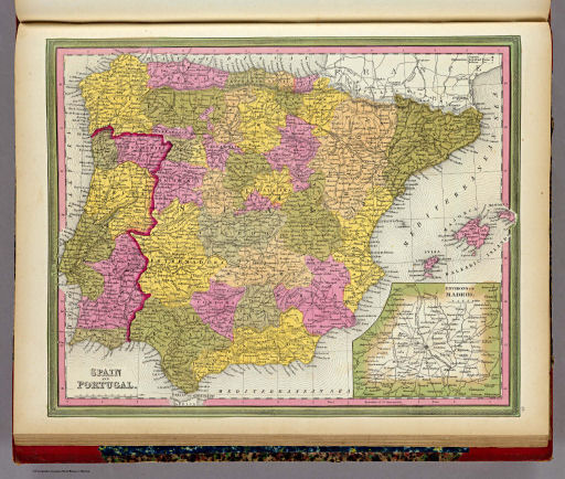 Mitchell's Universal Atlas (1846)
48. Spain and Portugal