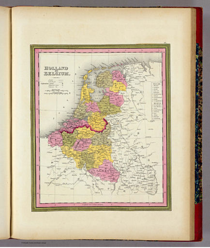 Mitchell's Universal Atlas (1846)
49. Holland and Belgium