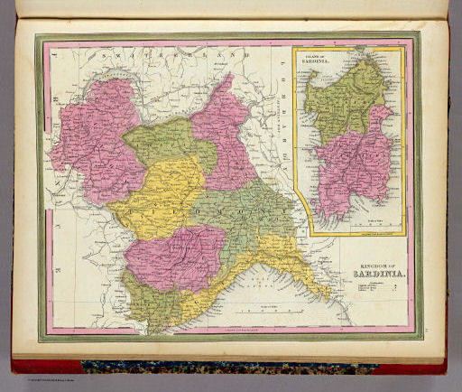 Mitchell's Universal Atlas (1846)
54. Kingdom of Sardinia