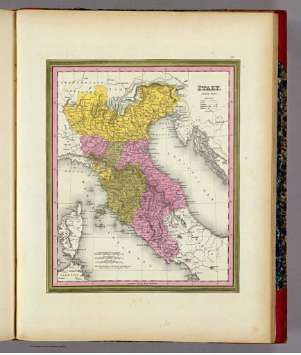 Mitchell's Universal Atlas (1846)
57. Italy. North Part