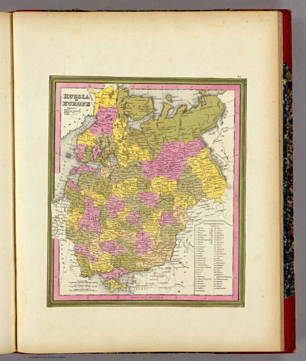 Mitchell's Universal Atlas (1846)
60. Russia in Europe