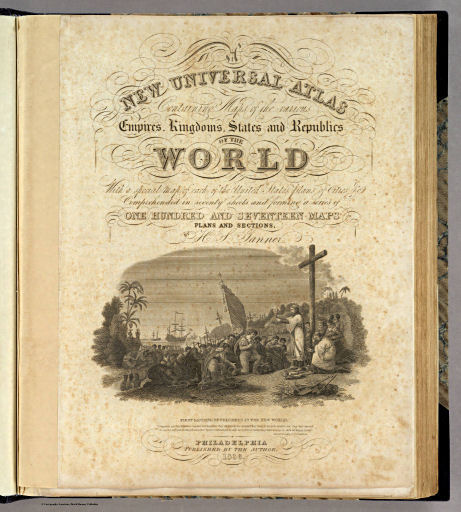 Tanner's Universal Atlas (1836)
Titelpagina / Title page