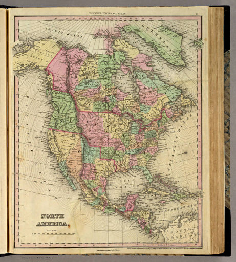 Tanner's Universal Atlas (1836)
2. North America