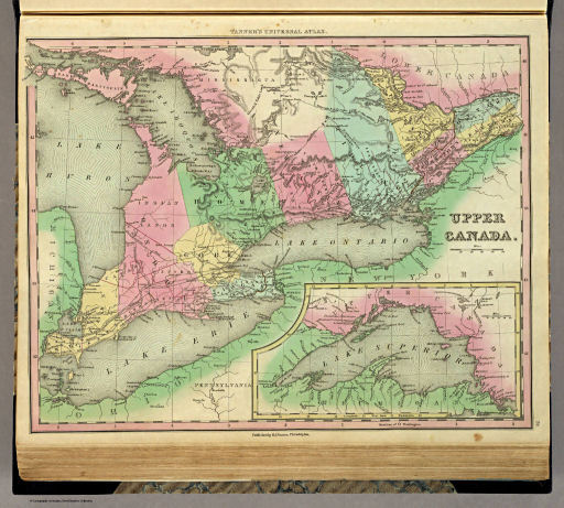 Tanner's Universal Atlas (1836)
3½. Upper Canada
