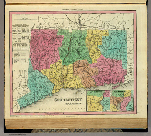 Tanner's Universal Atlas (1836)
8. Connecticut