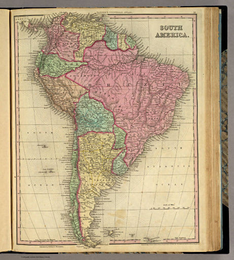 Tanner's Universal Atlas (1836)
31. South America