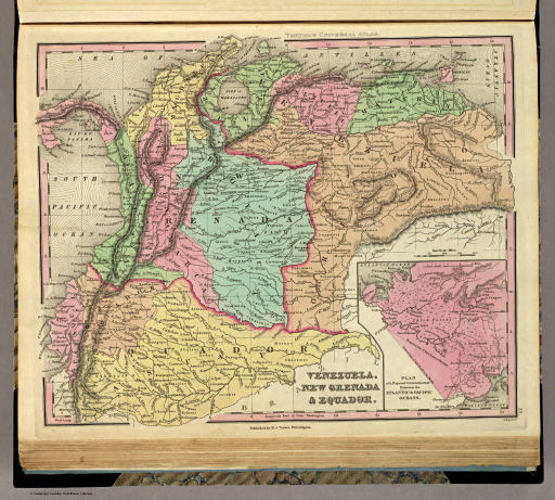 Tanner's Universal Atlas (1836)
32. Venezuela, New Grenada & Equador