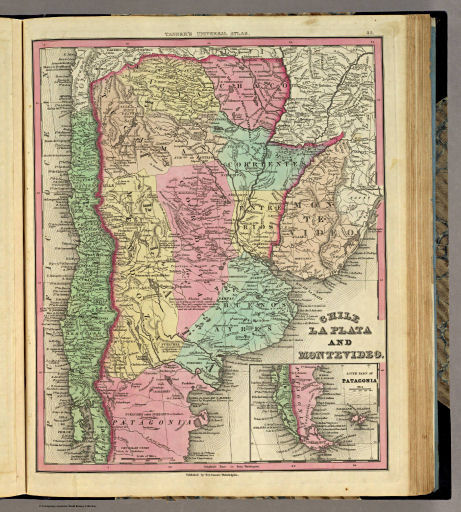 Tanner's Universal Atlas (1836)
35. Chile La Plata and Montevideo