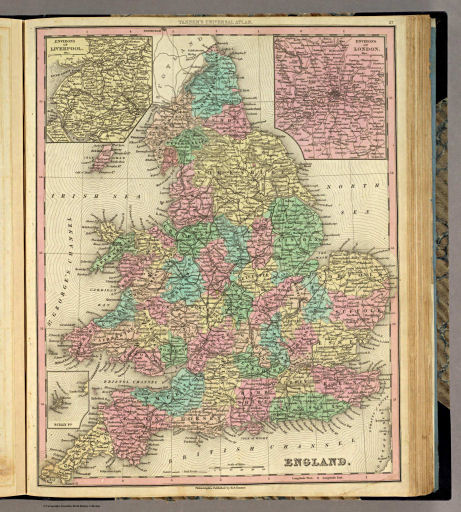 Tanner's Universal Atlas (1836)
37. England
