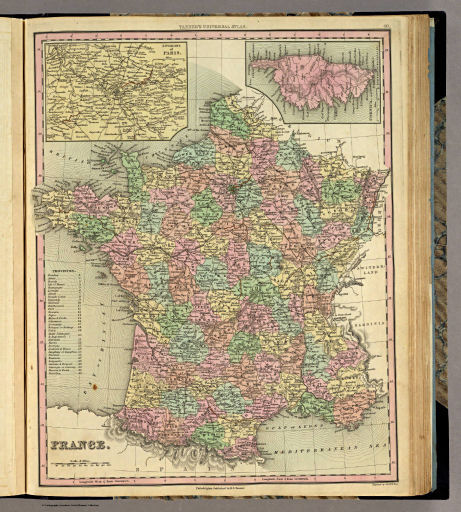 Tanner's Universal Atlas (1836)
40. France