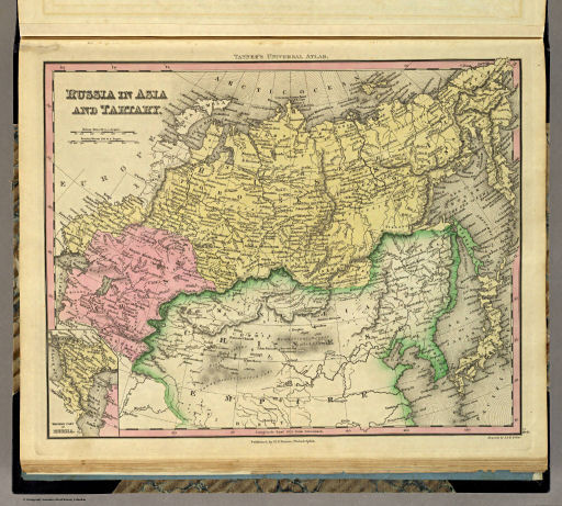 Tanner's Universal Atlas (1836)
56. Russia in Asia and Tartary
