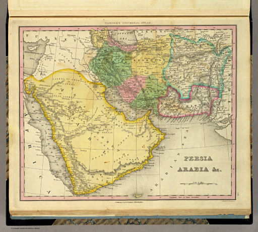 Tanner's Universal Atlas (1836)
58. Persia Arabia &c.