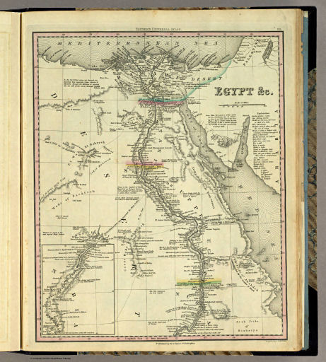 Tanner's Universal Atlas (1836)
62. Egypt &c.