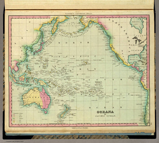 Tanner's Universal Atlas (1836)
63. Oceana or Pacific Ocean
