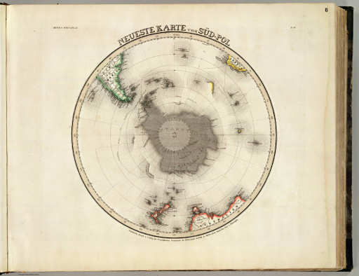 Meyer's Großer Hand-Atlas
8. Neueste Karte vom Süd-Pol