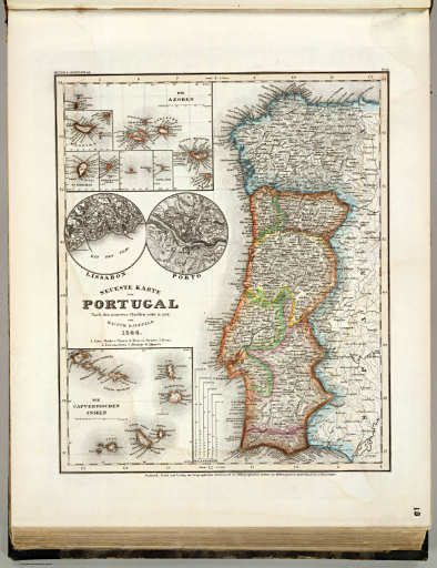 Meyer's Großer Hand-Atlas
13. Neueste Karte von Portugal (1844)