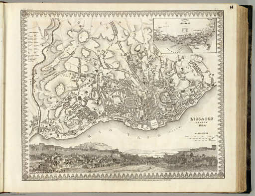 Meyer's Großer Hand-Atlas
14. Lissabon (Lisboa) (1844)