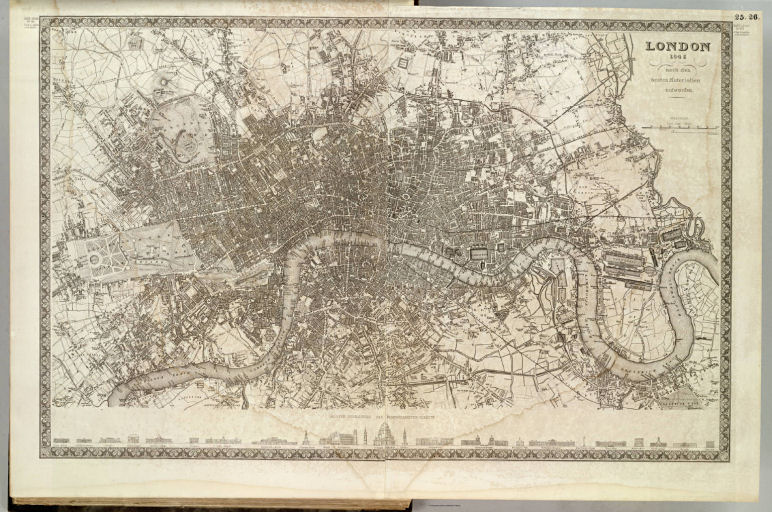 Meyer's Großer Hand-Atlas
25. Westliche Hälfte von London (1845)
26. Östliche Hälfte von London (1845)