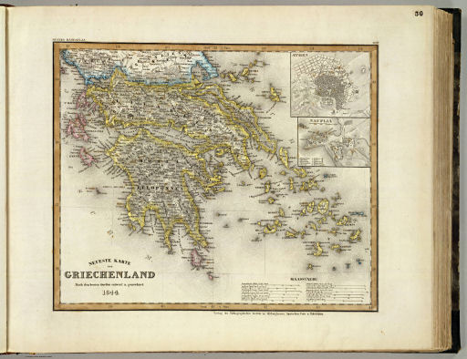 Meyer's Großer Hand-Atlas
30. Neueste Karte von Griechenland (1844)