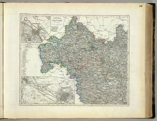 Meyer's Großer Hand-Atlas
33. Königreich Bayern Ites Blatt