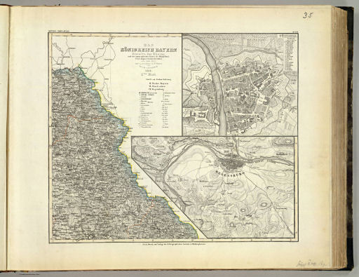 Meyer's Großer Hand-Atlas
35. Das Königreich Bayern disseits des Rheins IItes Blatt (1858)