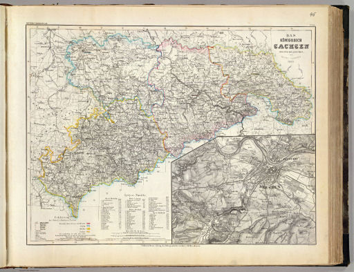 Meyer's Großer Hand-Atlas
45. Das Königreich Sachsen (1860)