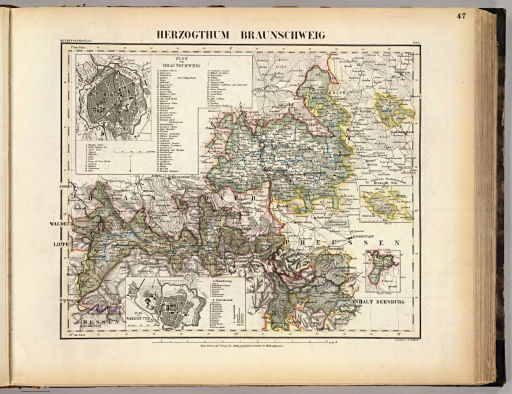 Meyer's Großer Hand-Atlas
47. Herzogthum Braunschweig