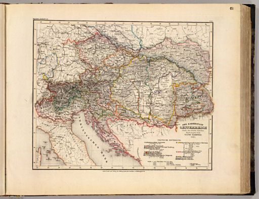 Meyer's Großer Hand-Atlas
61. Der Kaiserstaat Oesterreich (1851)