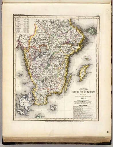 Meyer's Großer Hand-Atlas
81. Südliches Schweden (1845)