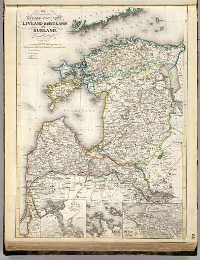 Meyer's Großer Hand-Atlas
85. Die Russischen Ost-See-Provinzen Livland, Ehstland und Kurland