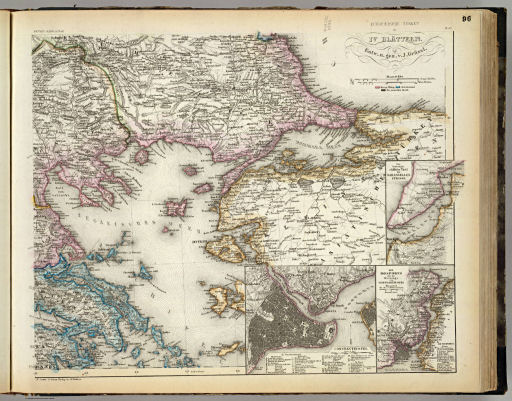 Meyer's Großer Hand-Atlas
96. Europäische Türkey in IV Blättern, IV. Section