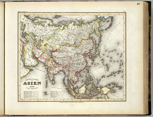 Meyer's Großer Hand-Atlas
97. Neueste Karte von Asien (1846)