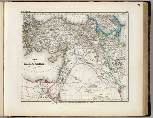 Meyer's Großer Hand-Atlas
100. Karte von Klein Asien (1848)