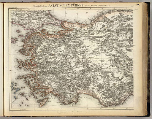 Meyer's Großer Hand-Atlas
101. Specialkarte der Asiatischen Türkey: 1. Blatt; Anadoli (Klein-Asien)