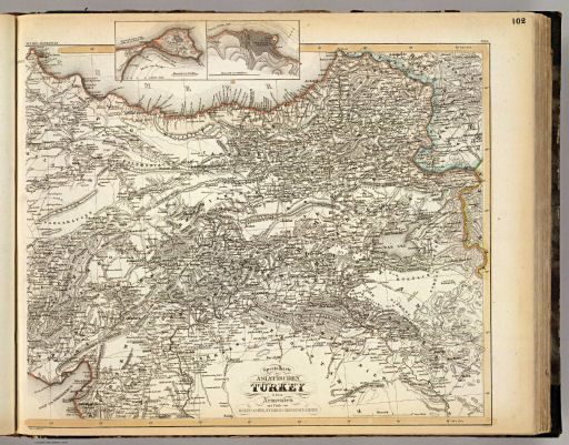 Meyer's Großer Hand-Atlas
102. Specialkarte der Asiatischen Türkey: II. Blatt; Armenien und Theil von Klein-Asien, Syrien &c.