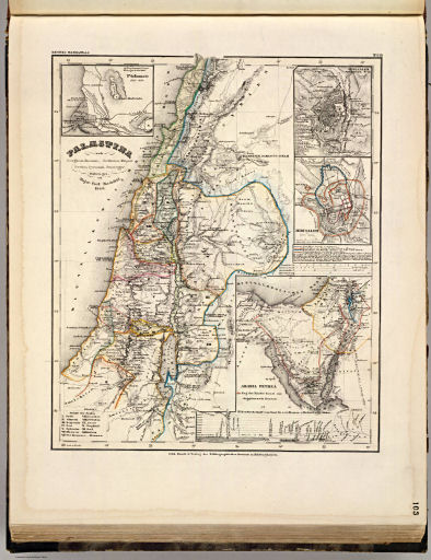 Meyer's Großer Hand-Atlas
103. Palästina (1849)
