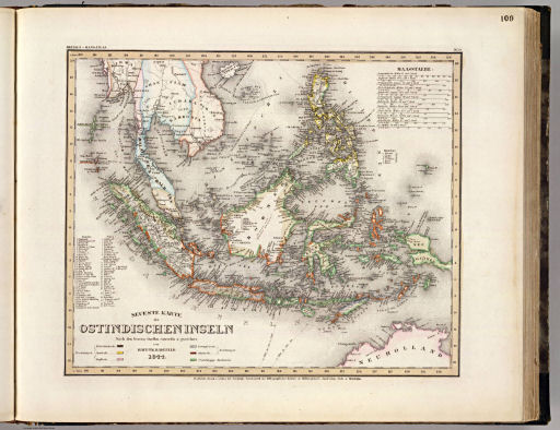 Meyer's Großer Hand-Atlas
109. Neueste Karte der Ostindischen Inseln (1844)