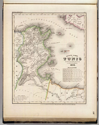 Meyer's Großer Hand-Atlas
114. Neueste Karte von Tunis (1844)