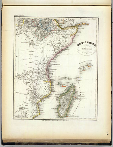 Meyer's Großer Hand-Atlas
119. Ost-Africa und Madagascar (1850)