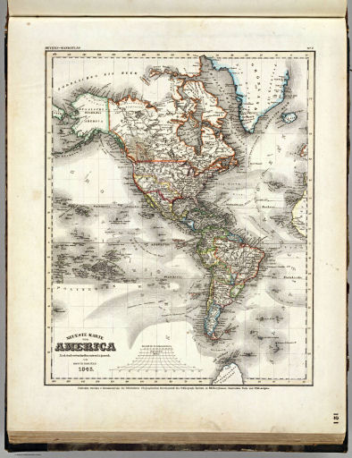 Meyer's Großer Hand-Atlas
121. Neueste Karte von America (1843)
