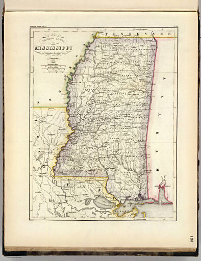 Meyer's Großer Hand-Atlas
150. Neueste Karte von Mississippi (1852)