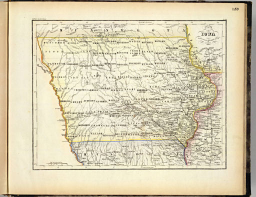 Meyer's Großer Hand-Atlas
159. Karte von Iowa (1852)