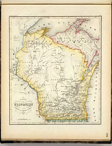 Meyer's Großer Hand-Atlas
160. Karte von Wisconsin (1852)