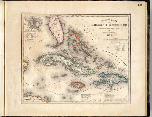 Meyer's Großer Hand-Atlas
165. Neueste Karte der Grossen Antillen (1844)