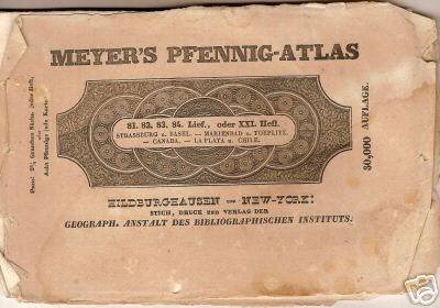 Meyer's Pfennig-Atlas (1834-1841)
Omslag aflevering / Installment cover