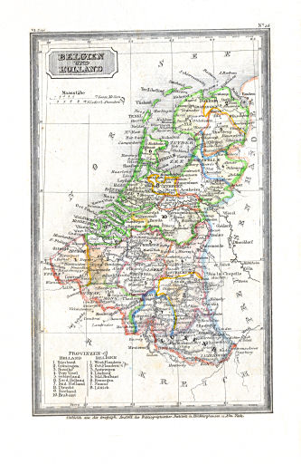 Meyer's Pfennig-Atlas (1834-1841)
18. Belgien und Holland (Lief.&nbsp;VI&nbsp;=&nbsp;6)