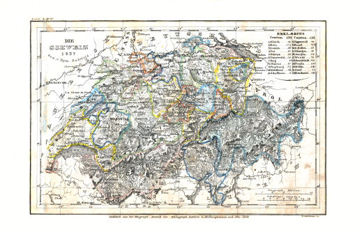 Meyer's Pfennig-Atlas (1834-1841)
27. Die Schweiz (Lief.&nbsp;LXV&nbsp;=&nbsp;65, 1837)